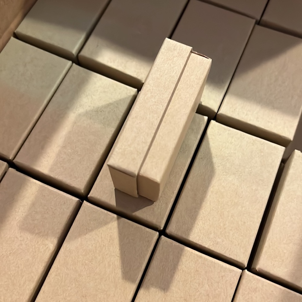 *NEW* Small Natural Brown Jewelry Boxes